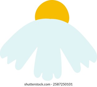 Hand Drawn Chamomile Flower Vector Illustration