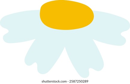 Hand Drawn Chamomile Flower Vector Illustration