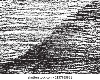 Handgezeichnetes Holzkohlelinienmuster, Skizzenstriche, Kreide und Gestaltungselemente einzeln auf Weiß. Pinsel im Doodle-Stil. Monochrome Vektorgrafik.