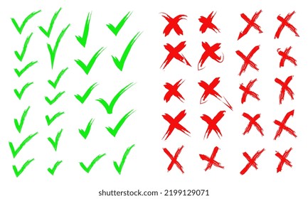 marca de verificación de estilo doodle