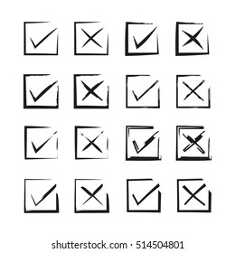 Hand Drawn Check Marks