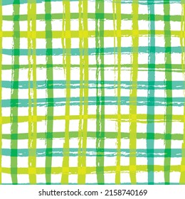 Hand Drawn Checks or Lattice All over Pattern