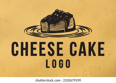 hand drawn cheese cake logo Designs Inspiration