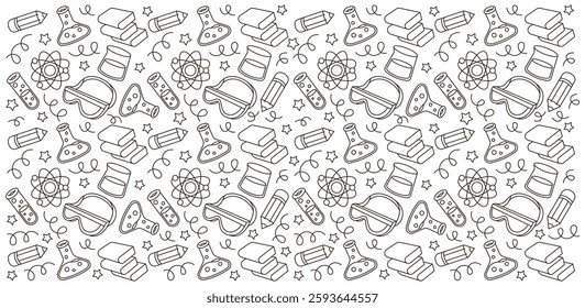 Hand drawn Chemistry and science vector collection