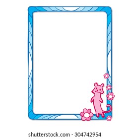 Hand drawn children frame