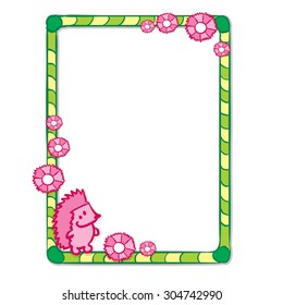 Hand drawn children frame
