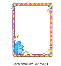 Hand drawn children frame