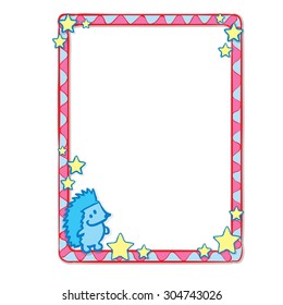 Hand drawn children frame