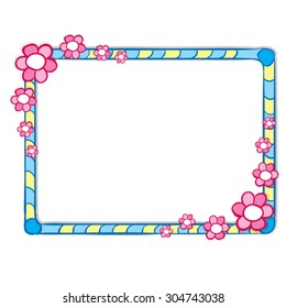 Hand drawn children frame