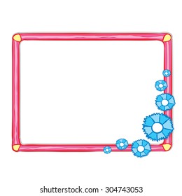 Hand drawn children frame