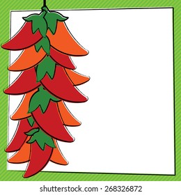 Hand Drawn Chili Pepper in vector format.