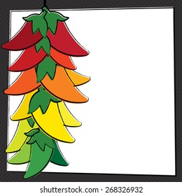 Hand Drawn Chili Pepper in vector format.