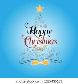 hand drawn christmas