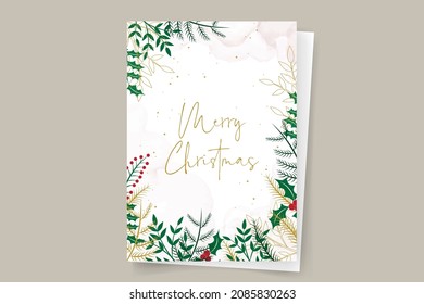 Diseño de fondo de navidad dibujado a mano