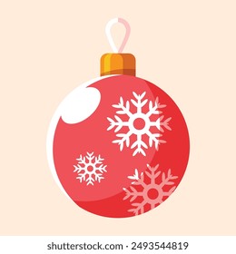 Hand drawn christmas ball ornament, Christmas ball decoration