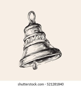 Hand Drawn Christmas Bell 