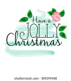 Hand drawn Christmas card