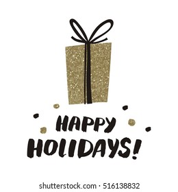 Hand drawn Christmas card 