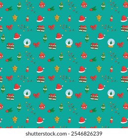 Hand drawn christmas elements collection