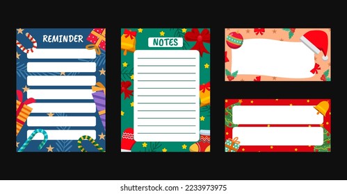 Vorlage für handgezeichnetes Weihnachtsblatt