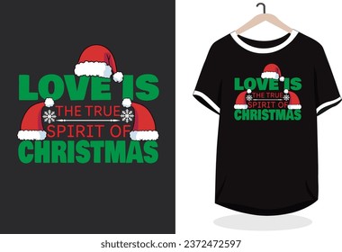 hand drawn christmas joy to the world lettering t-shirt design....