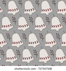 hand drawn christmas pattern