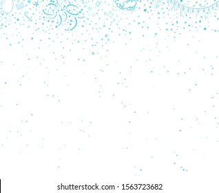 Hand drawn christmas pattern on white. Sketchy wallpaper with holiday xmas elements