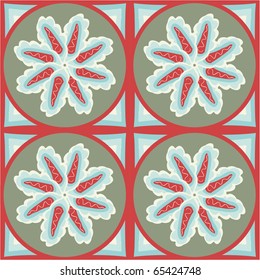 Hand drawn Christmas pattern. Seamless