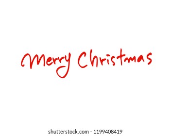 Hand drawn Christmas poster - vector