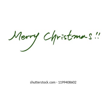 Hand drawn Christmas poster - vector