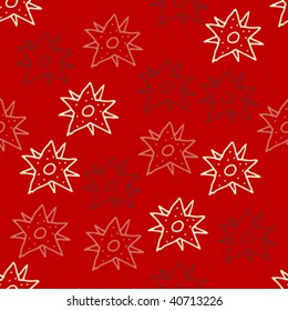 Hand Drawn Christmas Seamless Pattern