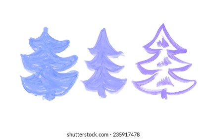 Hand drawn Christmas Tree