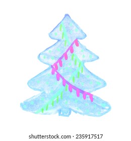 Hand drawn Christmas Tree