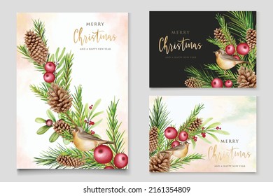 hand drawn Christmas tree background design
