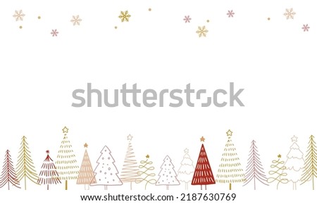 Hand drawn Christmas vector illustration