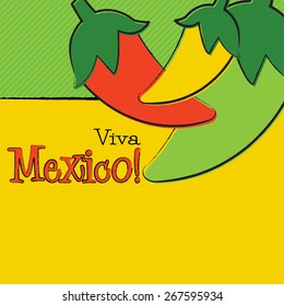 Hand Drawn Cinco de Mayo Chili Pepper in vector format.