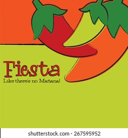 Hand Drawn Cinco de Mayo Chili Pepper in vector format.