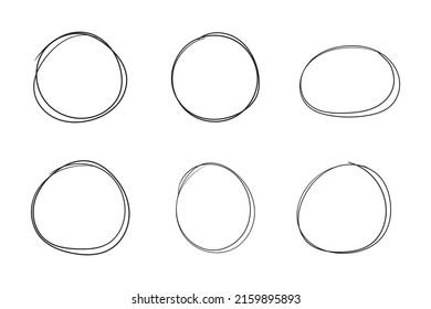 handgezeichnete Kreisdoodorgrafik