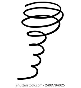 
Hand drawn circle, Doodle Oval