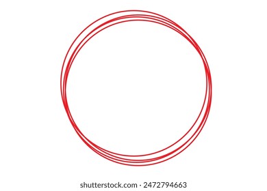  Hand drawn circle highlighter line sketch set. Vector marker circular lines, doodle round circles for message note mark design element. Pencil or pen bubble sketch