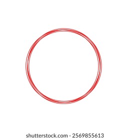 Hand drawn circle highlighter line sketch set. Vector marker circular lines, doodle round circles for message note mark design element. Pencil or pen bubble sketch. Vector illustration