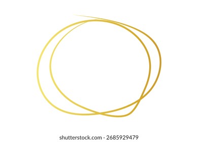 handgezeichnetes Kreis-Symbol, Kreis-Symbol, Kreis-Rahmen-Symbol, Vektorgrafik.