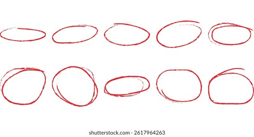 Hand Drawn Circle Line Set