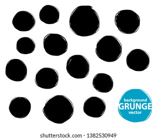 Hand drawn circle line sketch. Vector set circular scribble doodle round circles,  message note mark design element. Pencil, pen, graffiti bubble, ball draft illustration. - Vector
