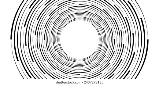 Hand drawn circle line sketch set. Vector circular doodle round circle for message note sign design element eps 10