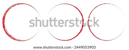 Hand drawn circle line sketch set isolated on white background. Vector circular scribble doodle round circles for message and for note mark . Vector illustration. EPS 10 