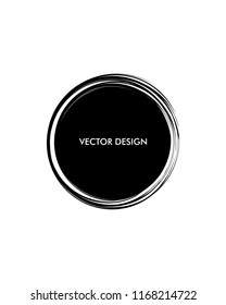 Hand drawn circle vector design