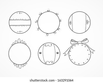 Hand drawn circles
