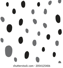 Círculos dibujados a mano. Resumen del patrón geométrico sin costuras. Textura de moda. Textura de fondo.