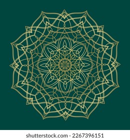 Hand drawn circular floral mandala pattern for Henna, Mehndi, tattoo, decoration. Decorative ornament in ethnic oriental style. Outline doodle hand draw vector anti-stress